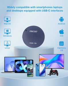 Oscoo ฮาร์ดไดรฟ์ภายนอกแบบพกพา SSD USB3.2 Gen2ประเภท C 1000ความเร็วในการเขียนเมกะไบต์/วินาที512GB/1TB/2TB ผลิตภัณฑ์ใหม่ - Product Image 6