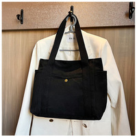 Nuevo Bolso de Playa Casual para Mujer, Estilo Chino, con Bordado, Resistente al Agua, Correa de Hombro de Lona