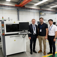 Sistema di Ispezione Pasta Saldante 3D SPI Completamente Automatico Koh Young KY8030-3 per Linee di Produzione PCB SMT