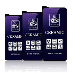 Pellicola salvaschermo per telefono opaca in ceramica ANTI blu AG per IPHONE 14 13 12 PRO - Product Image 1
