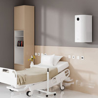 Purificateur d'air mural SOTO BK100 avec filtre HEPA, stérilisation UV, capteurs intelligents, contrôle par application, ions négatifs, purificateur d'air au charbon