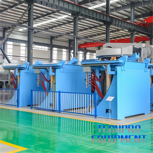 Horno de fusión de acero de frecuencia media de inducción de alta eficiencia Motor de operación de horno dual Capacidad de 10 toneladas para continuo - Product Image 2