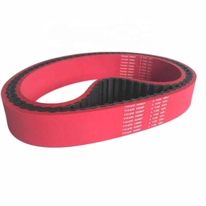 T10-630-40 Đai Định Thời Máy Đóng Gói Cao Su Phủ Cao Su Màu Đỏ - Product Image 3