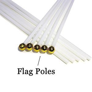 2023 bán buôn nhà máy chất lượng cao tùy chỉnh cầm tay nhựa cờ Gậy Bán hàng nóng 30cm/40cm/60cm/80cm phong cách thiết kế pennant - Product Image 6