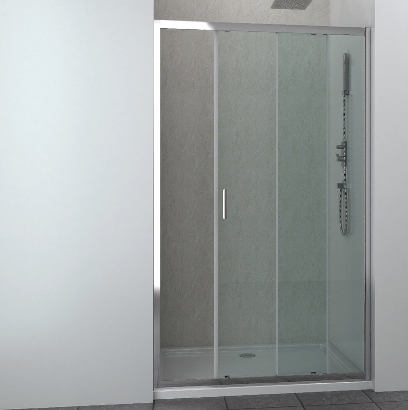 Black Shower Door 800mm Single Shower