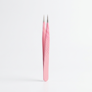 Pinzas para Extensión de Pestañas Comelyash, Personalizadas, de Acero Inoxidable Nano de 90 Grados, Dentadas/Lisas, con Punta de Fibra Negra y Dorada - Product Image 3