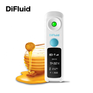 Refraktometer Genggam Ringan DiFluid Portable 55% Gula untuk Jus Buah Durian Kopi - Product Image 3
