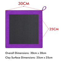 Serviette de lavage de voiture en microfibre de qualité supérieure, durable, non perméable, hautement absorbante, avec revêtement en caoutchouc polymère rayé, à pH équilibré
