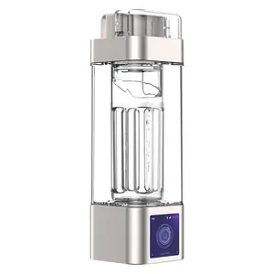 2024 Best Portable 9000ppb Hydrogen Rich Water Bottle H2 Intelligent Hydrogen Water Generator with Filter Inhaler Ionizer