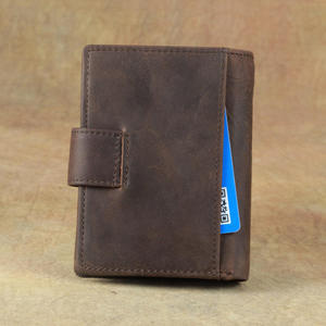 Andong Short Wallet Purse for <b>Men</b> Genuine Cow Leather Fashion <b>Clutch</b> <b>Bag</b> Card Clip Wallets - Product Image 6