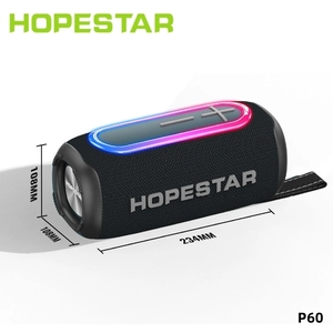 Loa Bluetooth không dây chống nước HOPESTAR P60, âm thanh nổi mạnh mẽ, loa siêu trầm, máy nghe nhạc <span class=keywords><strong>MP3</strong></span> với thẻ nhớ SD - Product Image 5