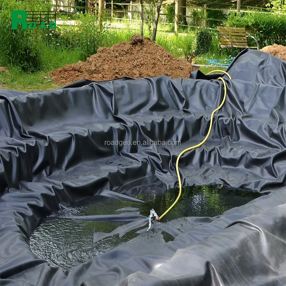 Màng đất giá 2 mét HDPE nhựa Pond Liner Fish Tank lót chống thấm nước màng chống thấm