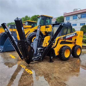 รถตักล้อยาง Changlin พร้อมใบรับรอง CE ราคาพิเศษ 1050 กก. รถตักขนาดเล็กแบบ Skid Steer พร้อมอุปกรณ์ตักกิ่งไม้ - Product Image 1