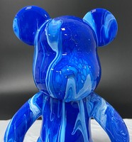 Non toxique ours peinture fluide brique ours versant peinture acrylique 56 couleurs pour peinture Figurines bricolage banques Art ours en peluche