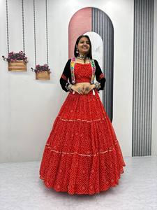 High Quality Lehenga Choli with <b>Jacket</b> for Ladies Premium <b>Wedding</b> Festival Party Wear Collection Available At Best Price - Product Image 1