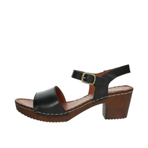 Pq5113633 sandali con tacco in pelle alla moda con cinturino aperto alla caviglia con chiusura in vera pelle per l'estate autunnale - Product Image 1