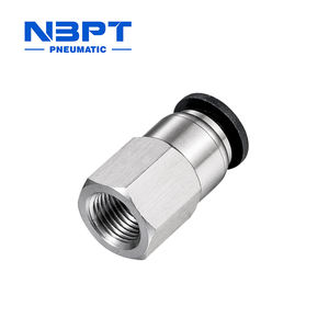 4/6/8/10/12mm <span class=keywords><strong>PL</strong></span>-R-S 90度肘304ステンレス鋼プラスチックコネクタBSPTオスねじとクイックプッシュイン継手付き - Product Image 4