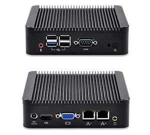 Qotom q190s không quạt kép Lan với Celeron J1900 Quad core 2GB <span class=keywords><strong>4GB</strong></span> 8GB <span class=keywords><strong>RAM</strong></span> 32GB 64GB 128GB 256GB SSD Mini PC - Product Image 1