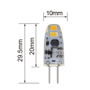 หลอดไฟ LED ขนาดเล็ก AC DC 12V รุ่น G4  พร้อมเปลือกซิลิโคน SMD2835 ใช้แทนหลอดฮาโลเจน เหมาะสำหรับโคมไฟระย้าคริสตัลและไฟตู้ - Product Image 5