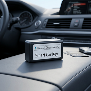 กุญแจรถอัจฉริยะ AccuGPS พร้อมระบบติดตาม GPS แบบไร้สาย OBD II ป้องกันการสูญหาย ใช้งานร่วมกับแอป Find My ของ Apple สำหรับ iPhone iPad iPod รุ่น AP100 - Product Image 3