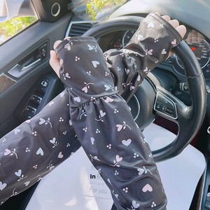 Manches de protection solaire anti-UV en soie glacée/nylon/cachemire pour femmes, idéales pour le cyclisme en extérieur en été - Product Image 3