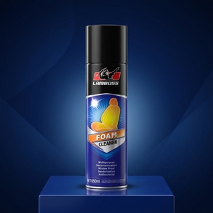 LAMBOSS 650ML Lemon Scented Multipurpose Foam Cleaner Zero Residue for <strong>Automotive</strong> and Household Leather Sofas - Product Image 5