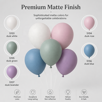 Ballons en latex pastel de 12 pouces pour les fêtes d'Halloween, la Saint-Valentin, les anniversaires, les baby showers, décoration d'articles pour les fêtes