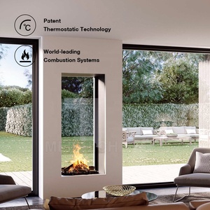 Caminetto <span class=keywords><strong>a</strong></span> <span class=keywords><strong>Gas</strong></span> MEISU.CH con Regolazione Personalizzabile della Fiamma, Inserti Grandi per Interni, Assemblaggio Pilotato per Fiamma Reale - Product Image 4