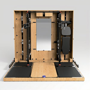 ตู้เก็บอุปกรณ์ออกกำลังกายแบบพับได้สำหรับใช้ในบ้าน สไตล์ครอสฟิต - Product Image 1