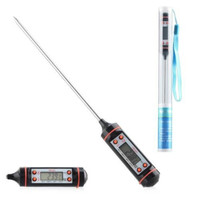 TP101 Thermomètre alimentaire Sonde électronique en acier inoxydable jauge de température d'huile pour la cuisine domestique, la cuisson et le barbecue