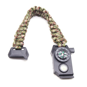 Pulsera de Supervivencia Multifuncional de Paracord con LED, Brújula, Encendedor y Silbato de Emergencia para Campismo y Senderismo al Aire Libre - Product Image 3
