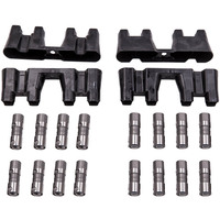 Roller Lifter Hidrolik & 4 Pemandu untuk LS7 LS2 LSX 16 untuk GM 12499225 HL124 MaXpeedingrods 16PCS Roller Lifter