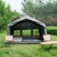 Tente Gonflable Ridge Imperméable en Coton Oxford Résistante au Vent Gonflage Rapide Confortable pour Camping Parent-Enfant Service Personnalisé