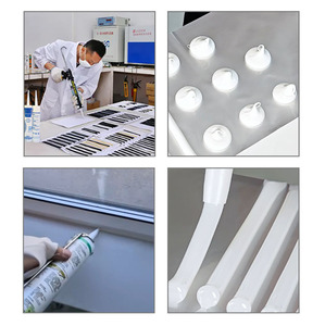 Mélange de mastic <span class=keywords><strong>acrylique</strong></span> <span class=keywords><strong>blanc</strong></span> OEM à base d'eau, adhésif imperméable pour parquet et verre - Product Image 3