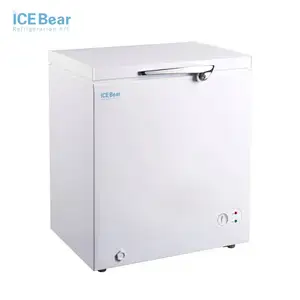 Factory Direct Selling A+ Energy Saving Solid Door 160L Chest Freezer