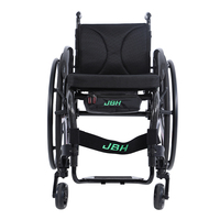 Silla de Ruedas Manual Ligera y Portátil de Fibra de Carbono SC01 para Deportes Activos, Baile y Terapia Física, Capacidad de Carga de 100 kg