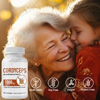 Capsules d'extrait de Cordyceps Sinensis – Complément Herbal 500mg – 100% Champignons Cordyceps Sinensis Entiers – Prix Compétitif
