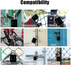 Chất lượng cao 50mm tuya ttlock ứng dụng Thông Minh Xách tay Wifi Ổ khóa Khóa Keyless mã pin & phím kết hợp chống trộm an ninh - Product Image 6