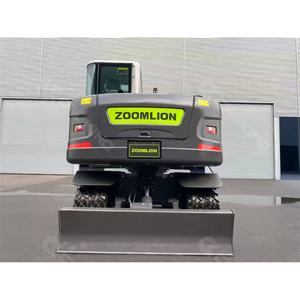 Prix d'usine ZOOMLION Excavatrice sur roues hydraulique de 7,5 tonnes 0,3 m³ ZE75WG Excavatrice mobile - Product Image 4