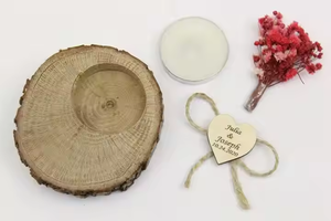 Pays mariage mariée cadeau <span class=keywords><strong>chandelier</strong></span> gravé nom Date bougies parfumées fleur <span class=keywords><strong>chandelier</strong></span> - Product Image 4