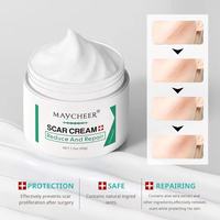 Crème vegan pour éliminer les cicatrices MAYCHEER |   Formule avancée de revitalisation et d'éclaircissement de la peau pour les cicatrices anciennes et récentes, les vergetures, l'acné et les chéloïdes