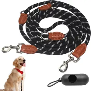 Adjustable Nylon Woven Dog Rope 3-meter nylon dog collar Suitable for Medium and Large Dogs