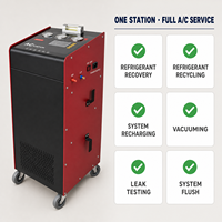 Machine de récupération de réfrigérant R134A R1234YF, machine de recyclage et de recharge de climatisation avec détecteur de taches pour service de climatisation automobile