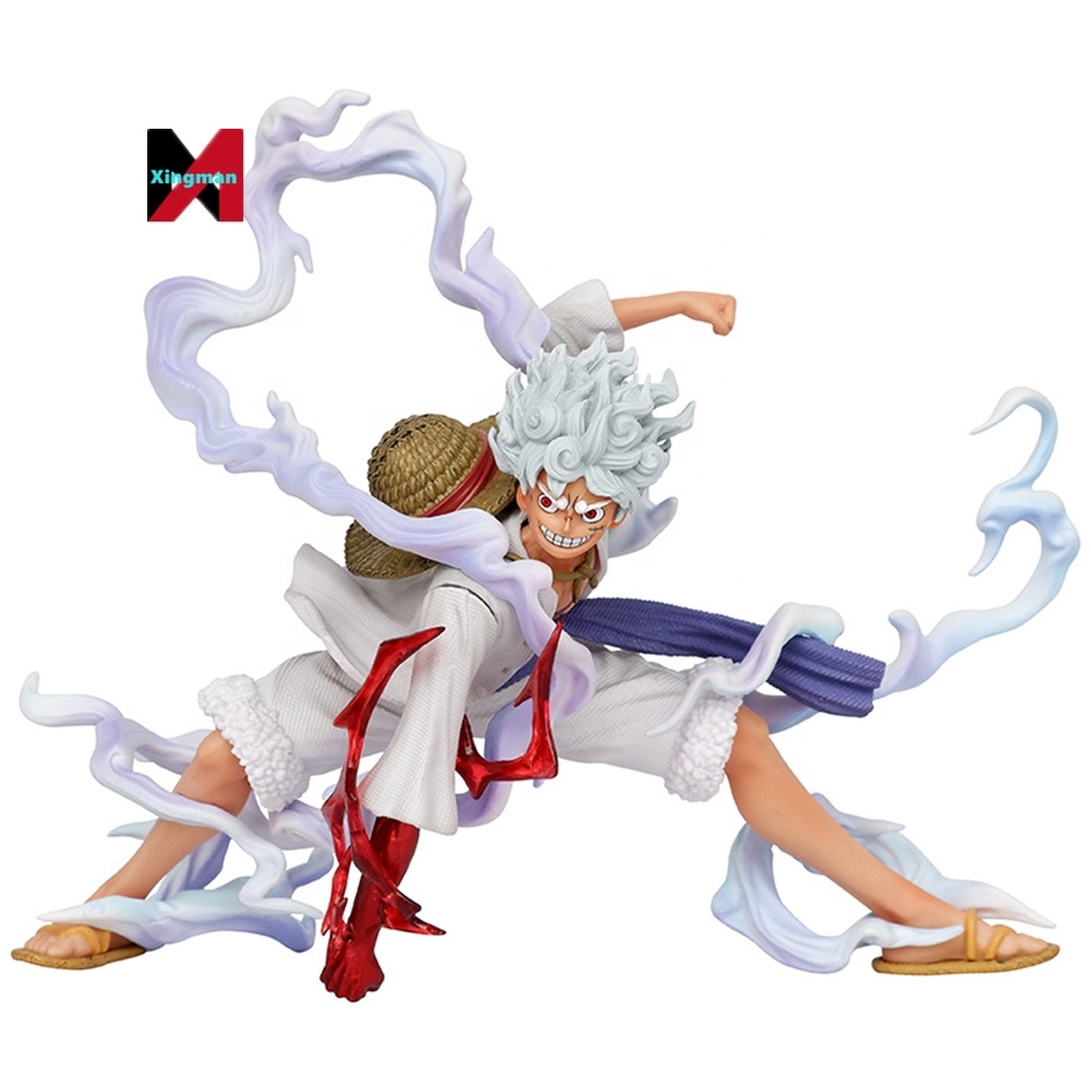 Sun God Nikka Five Luffy Squat Second Gear Fruit Awakening White