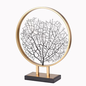 Sculpture Fer Géométrique <span class=keywords><strong>Bureau</strong></span> Mer Arbre Creative Maison Métal Décoration Couloir Pour La Maison Objets - Product Image 1