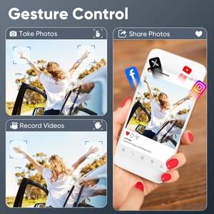 Dron Plegable X-shop con Cámara 1080p FPV RC Quadcopter para Principiantes, Juguete para Niños, Plástico Negro, Incluye Batería y Estuche - Product Image 3