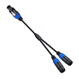 Cavo Audio per Altoparlanti Personalizzato 1P 1 Maschio 2 Femmine 8mm Quadrato in Rame, Cavo di Connessione per Altoparlanti da 0.6mm² con Grado di Protezione IP65 - Product Image 3