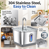 Fontaine automatique intelligente sans fil pour chats et chiens, compatible CE FCC RoHS UN38.3, OEM ODM pris en charge, pour plusieurs animaux domestiques, pompe silencieuse, utilisation domestique