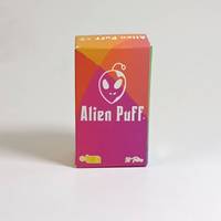 Embouts filtrants Alien Puff High Premium Carbon Mixcolor 6mm, charbon actif, pour cigarettes et feuilles de tabac.
