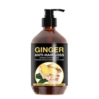 Shampo Kondisioner Gel Penyegar Anti-Rontok Rambut Jahe Label Pribadi untuk Anak-Anak Perawatan Rambut Herbal Organik Alami